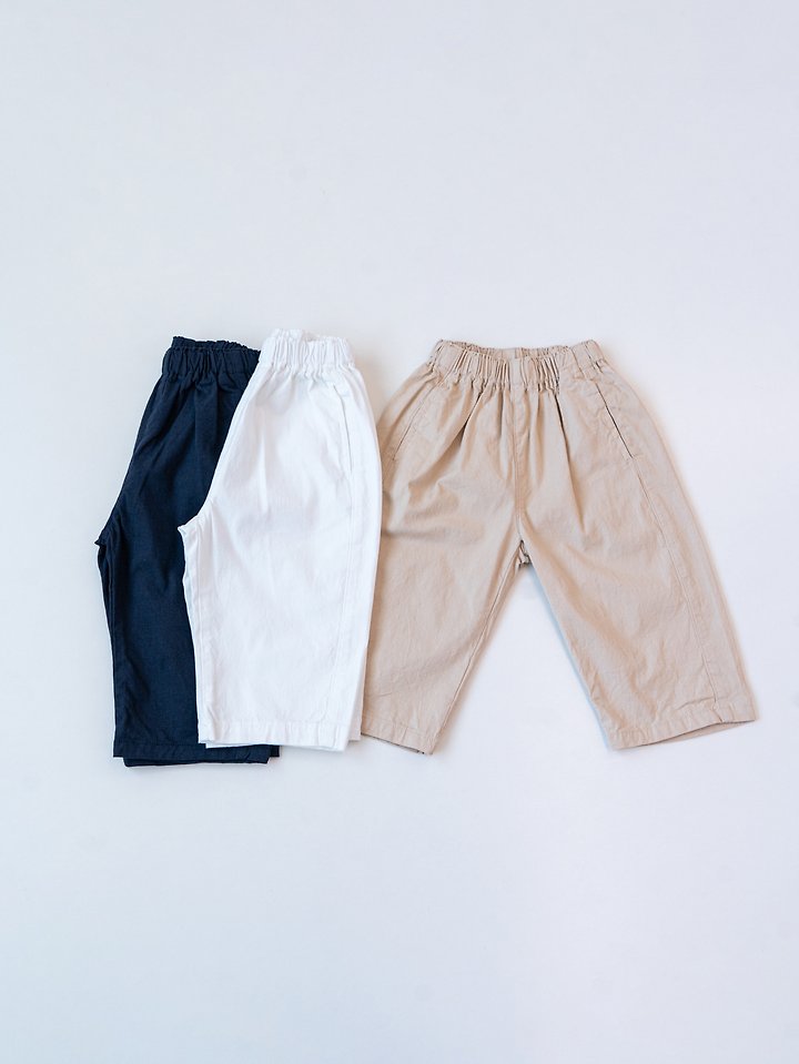 Pom - Korean Children Fashion - #littlefashionista - 8-Length Cut Pants - 2