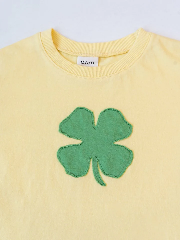 Pom - Korean Children Fashion - #minifashionista - Lucky Tee - 4