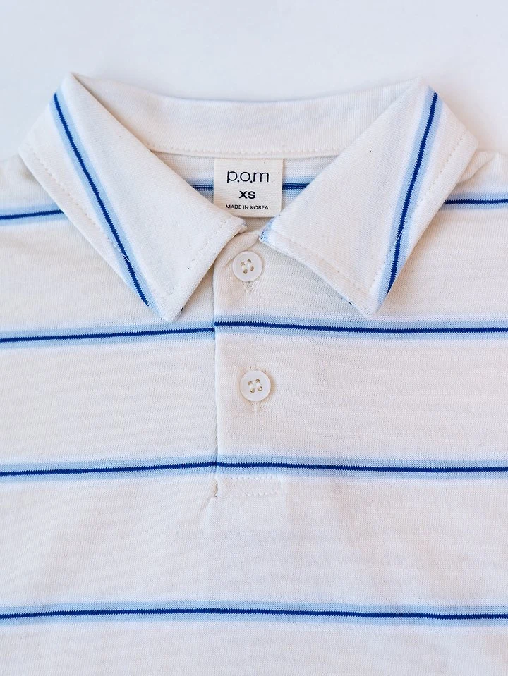 Pom - Korean Children Fashion - #prettylittlegirls - Multi Collar Tee - 8
