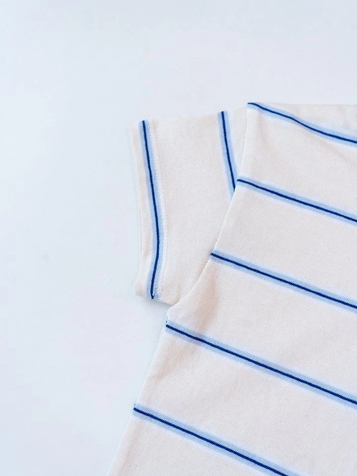 Pom - Korean Children Fashion - #todddlerfashion - Multi Collar Tee - 9