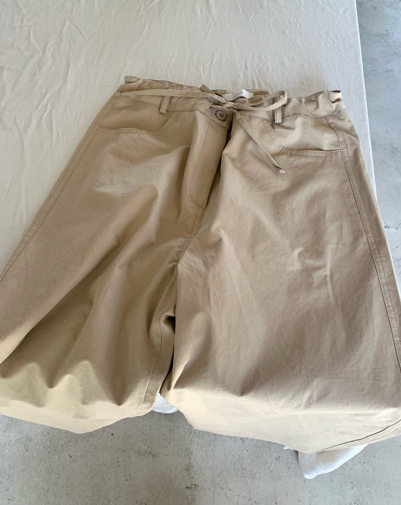 Pomelo - Korean Women Fashion - #momslook - Drawstring Pants - 12