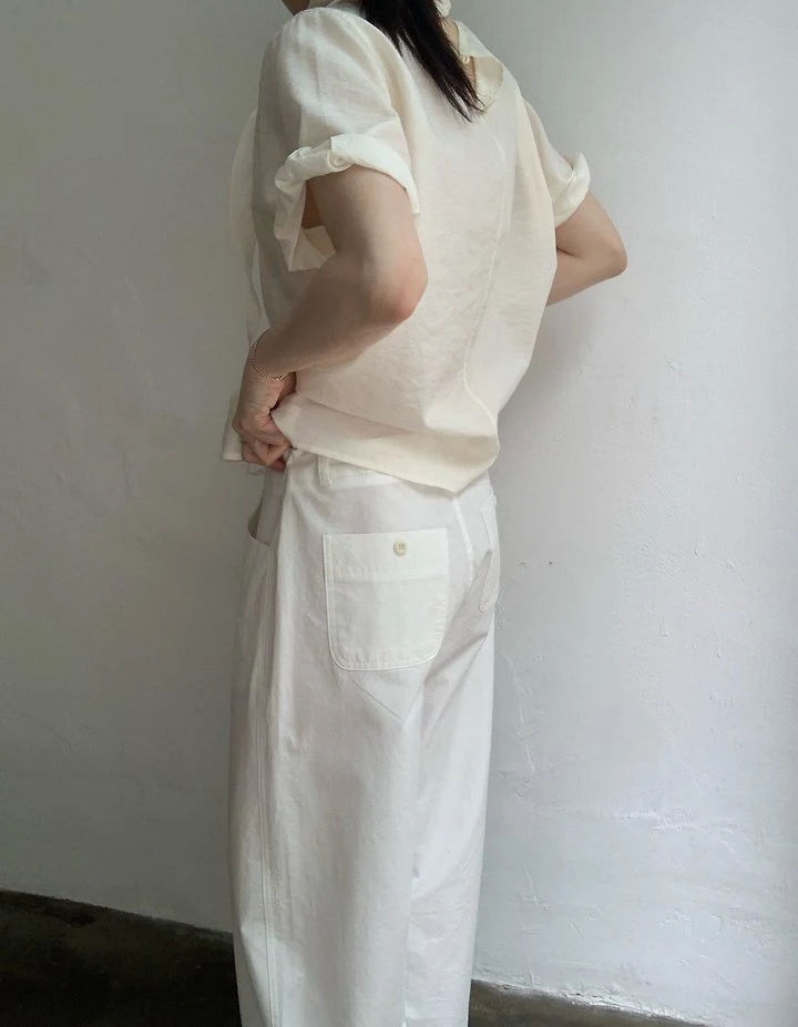 Pomelo - Korean Women Fashion - #momslook - Melo Tie Blouse - 5