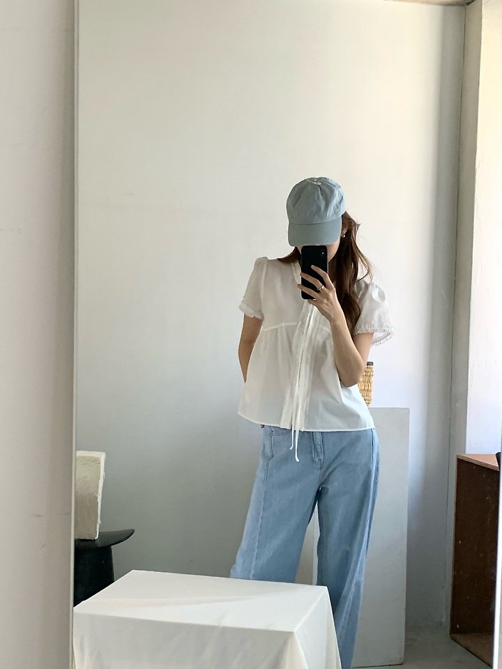 Pomelo - Korean Women Fashion - #momslook - Tencel Denim Pants - 10