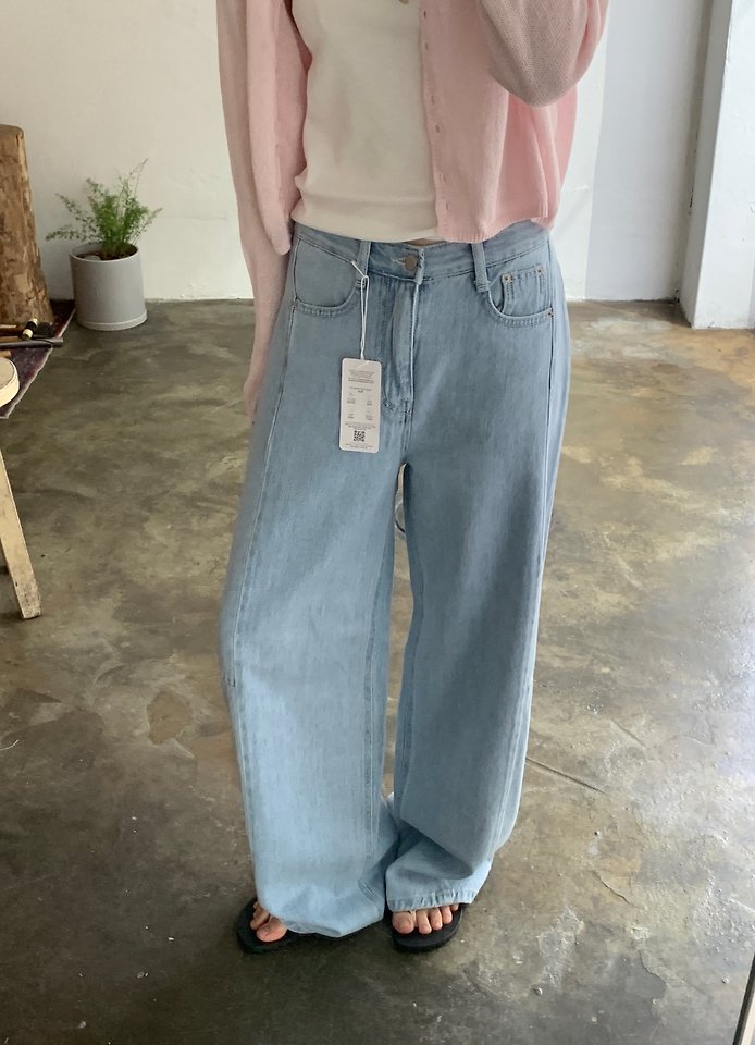 Pomelo - Korean Women Fashion - #momslook - Tencel Denim Pants - 11