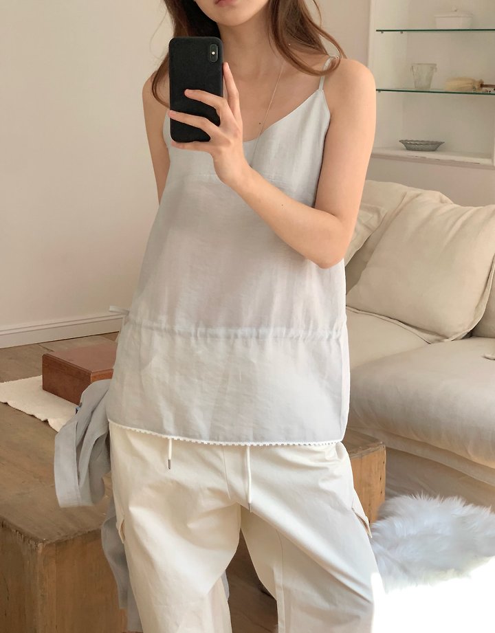 Pomelo - Korean Women Fashion - #momslook - Bay String Bustier - 10