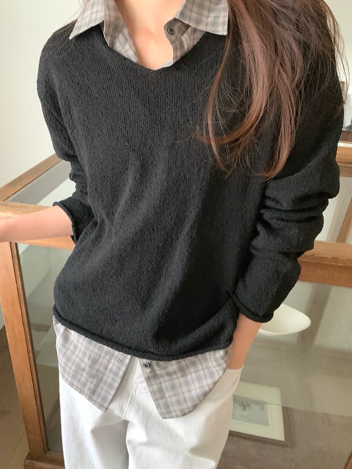 Pomelo - Korean Women Fashion - #romanticstyle - Soho Check Shirt - 11