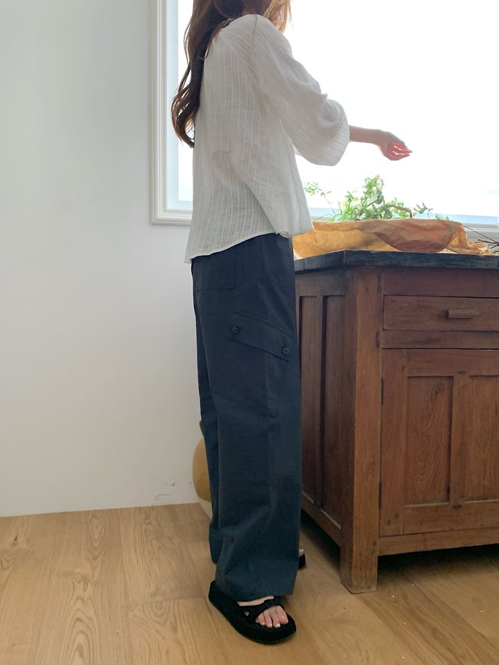 Pomelo - Korean Women Fashion - #vintageinspired - Moel Cargo Pants - 11