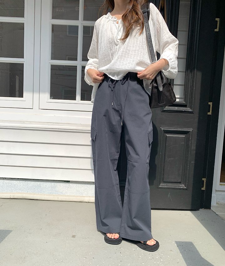 Pomelo - Korean Women Fashion - #vintagekidsstyle - Moel Cargo Pants - 12