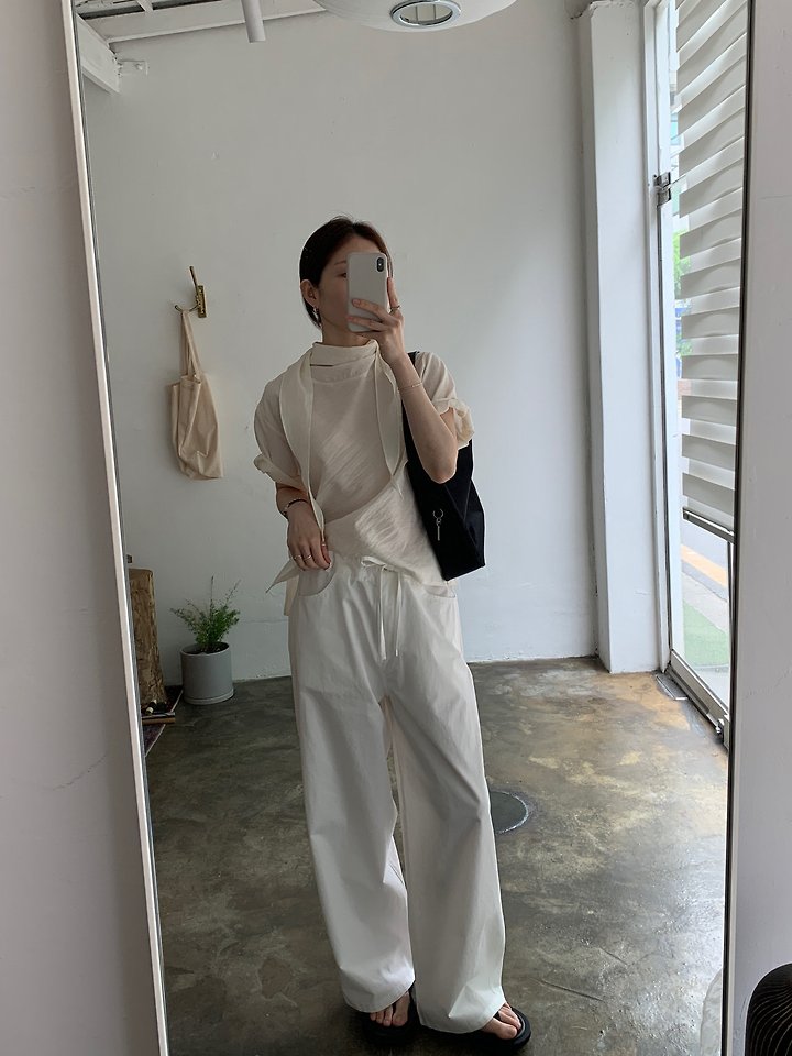 Pomelo - Korean Women Fashion - #womensfashion - Melo Tie Blouse - 10