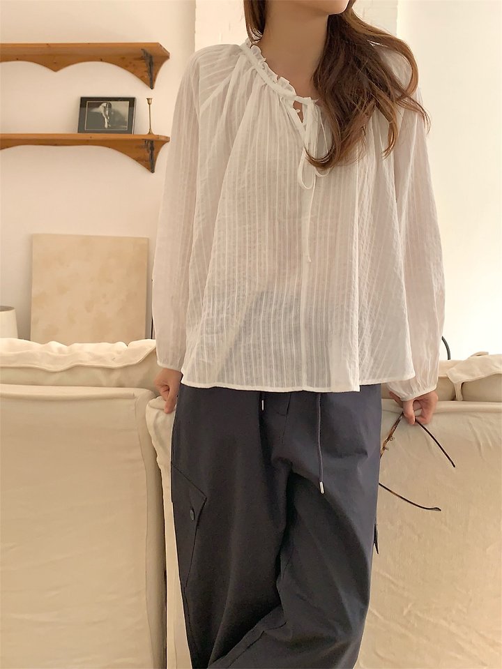 Pomelo - Korean Women Fashion - #womensfashion - Luen Lace Blouse - 8