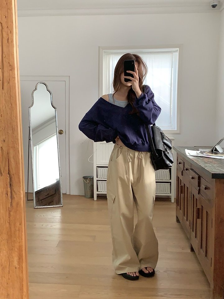 Pomelo - Korean Women Fashion - #womensfashion - Moel Cargo Pants - 2
