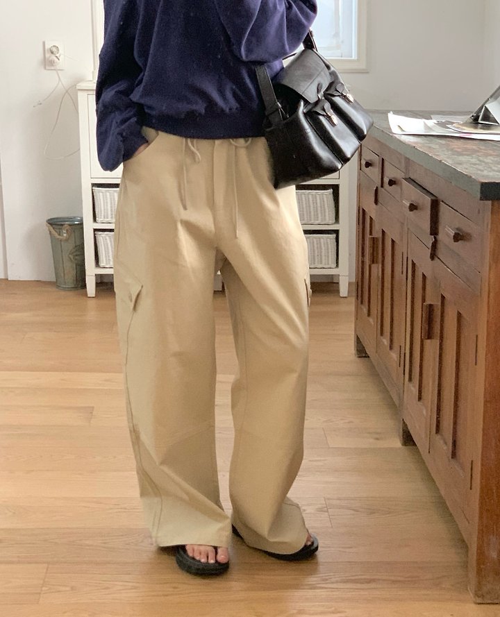 Pomelo - Korean Women Fashion - #momslook - Moel Cargo Pants - 4