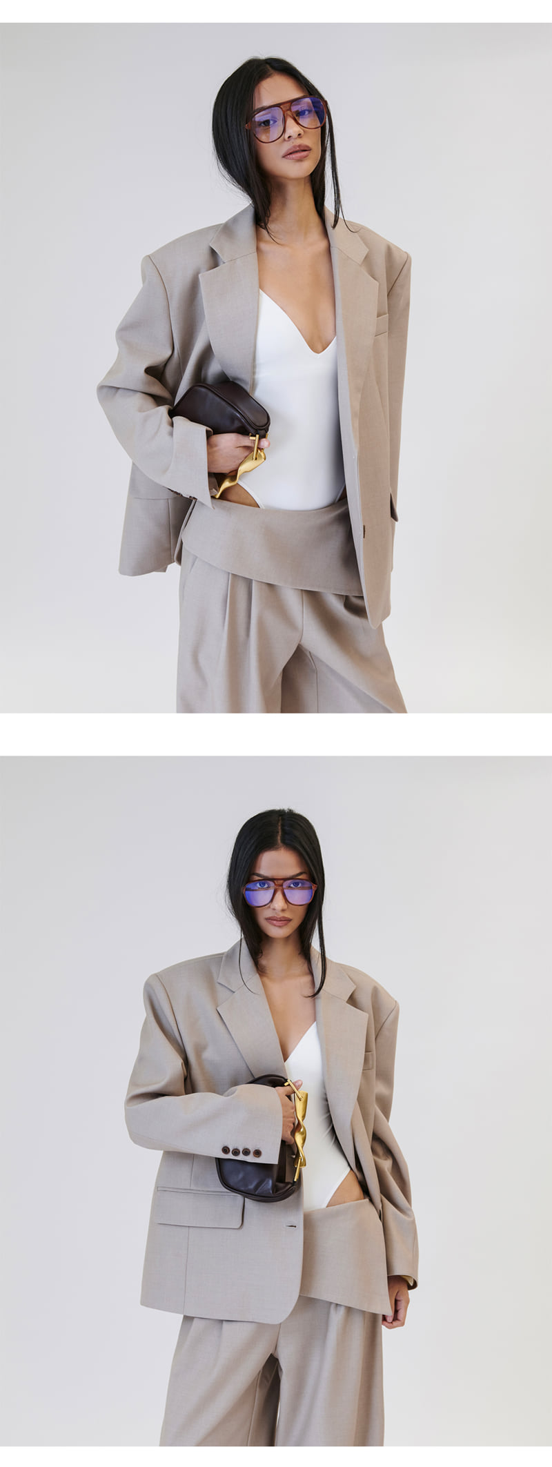 Project Wave - Korean Women Fashion - #momslook - Taylor Wire Over Jacket - 2