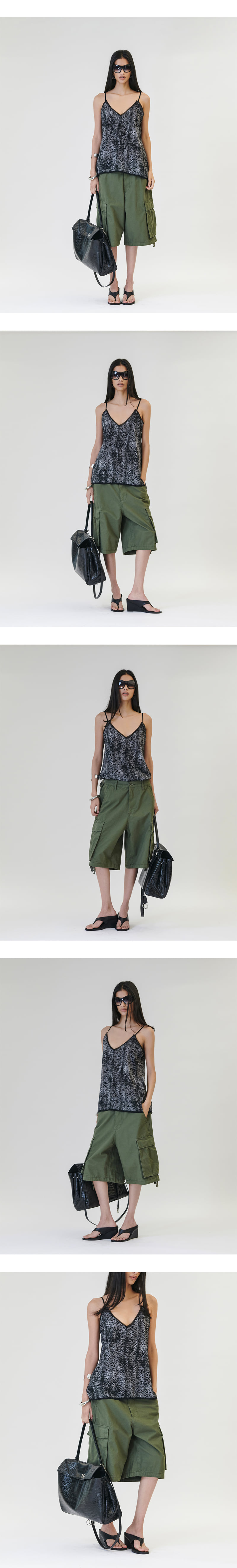 Project Wave - Korean Women Fashion - #momslook - Leopard Chiffon Sleeveless