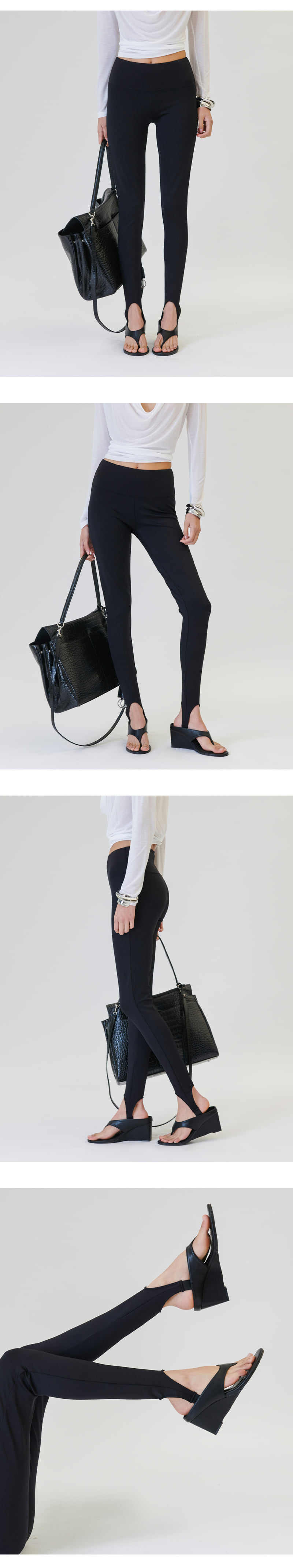 Project Wave - Korean Women Fashion - #momslook - Move Long Ring Leggings - 2