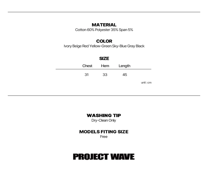 Project Wave - Korean Women Fashion - #womensfashion - Cent Ribbed Cap Top - 4