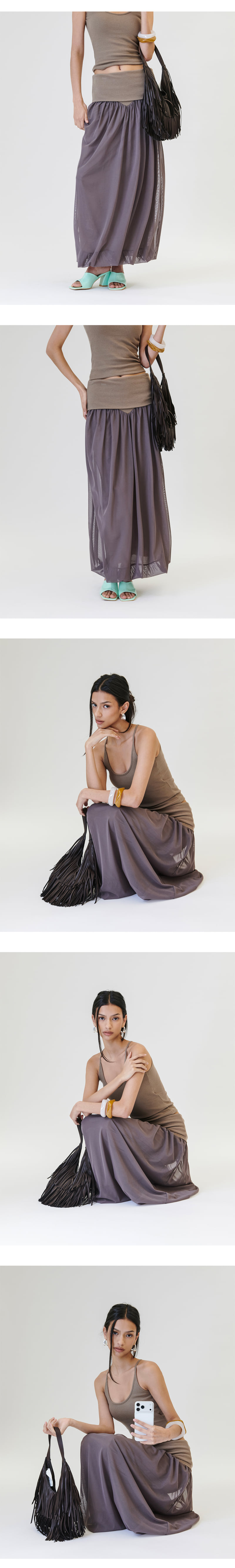 Project Wave - Korean Women Fashion - #momslook - Cent Balloon Long Skirt - 7