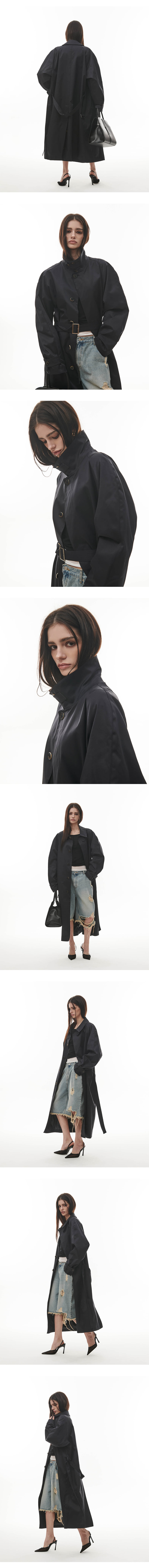 Project Wave - Korean Women Fashion - #momslook - Button Half Damge Denim Pant - 5