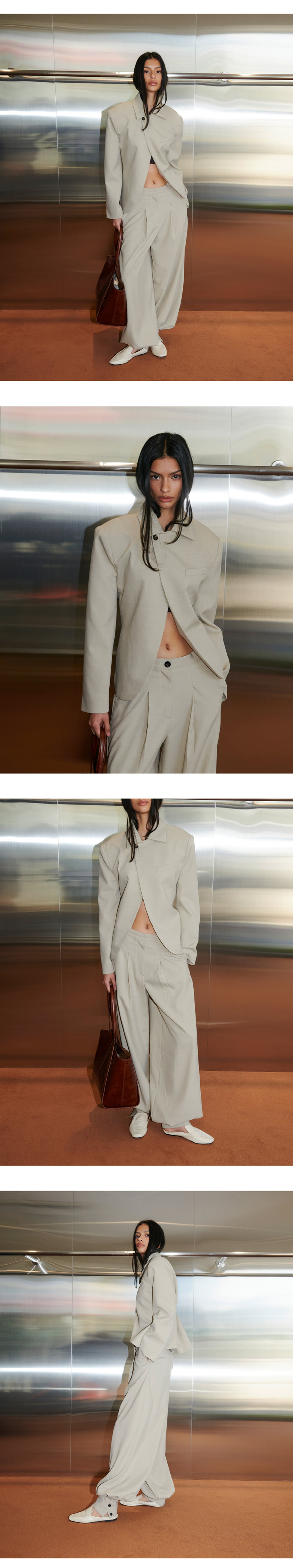 Project Wave - Korean Women Fashion - #momslook - Steel Line Jacket - 2