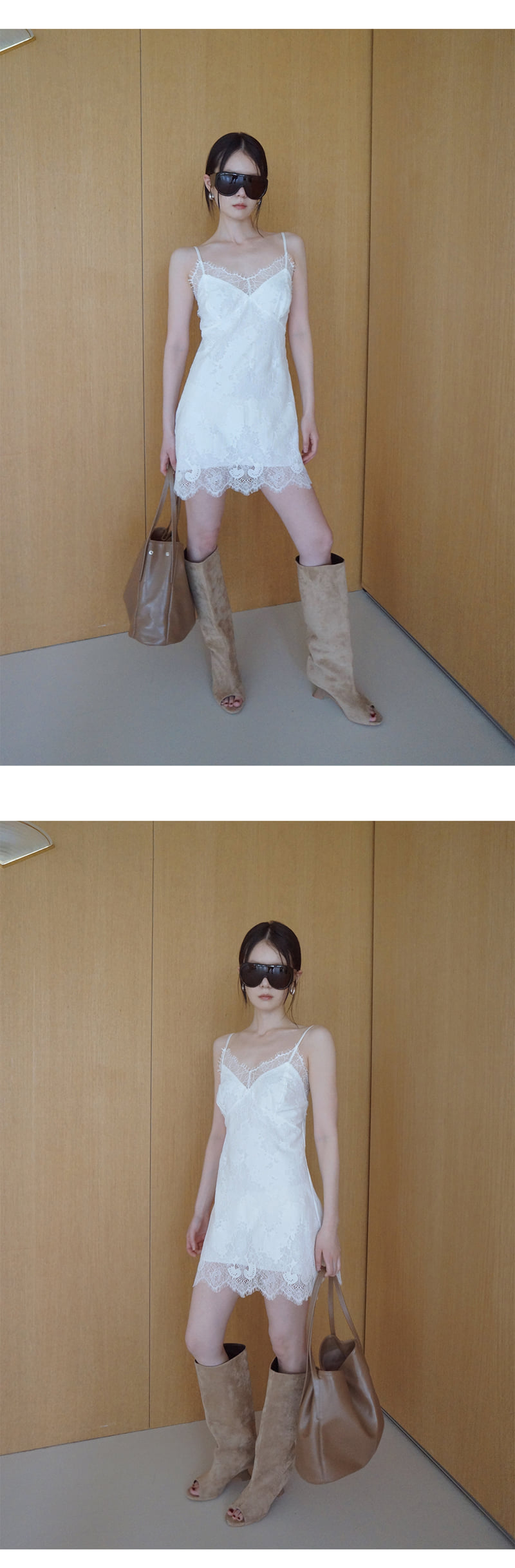 Project Wave - Korean Women Fashion - #momslook - Selfin Slip One-piece - 2