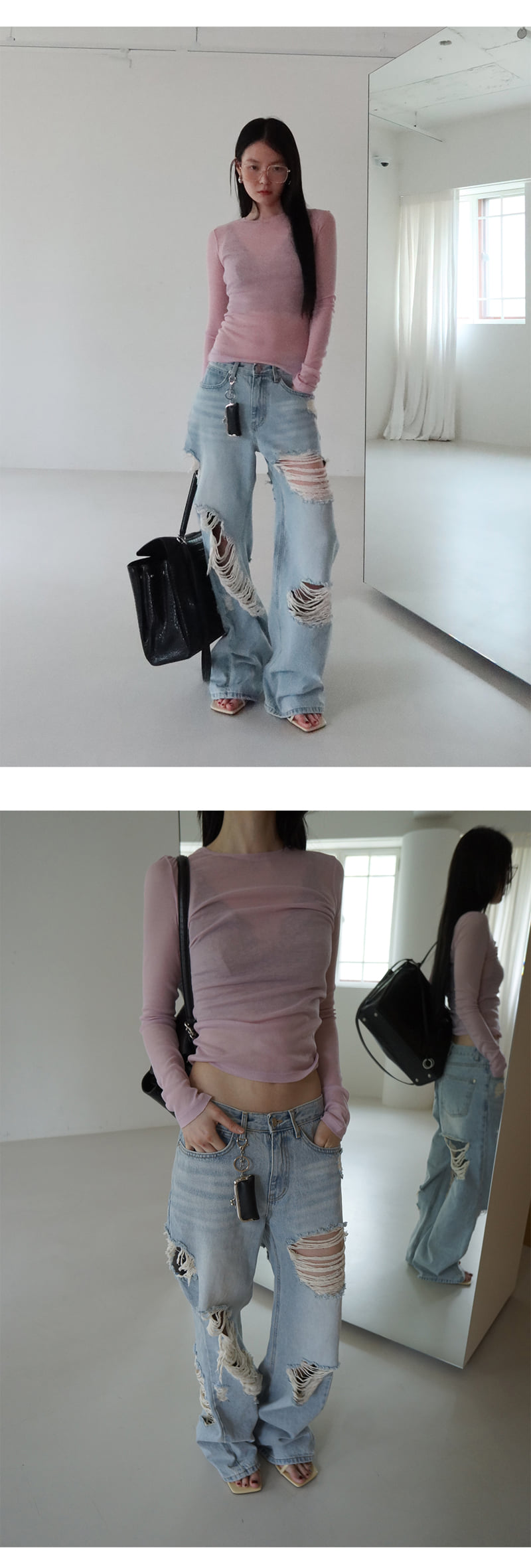 Project Wave - Korean Women Fashion - #momslook - Vintage Wide Pants - 7