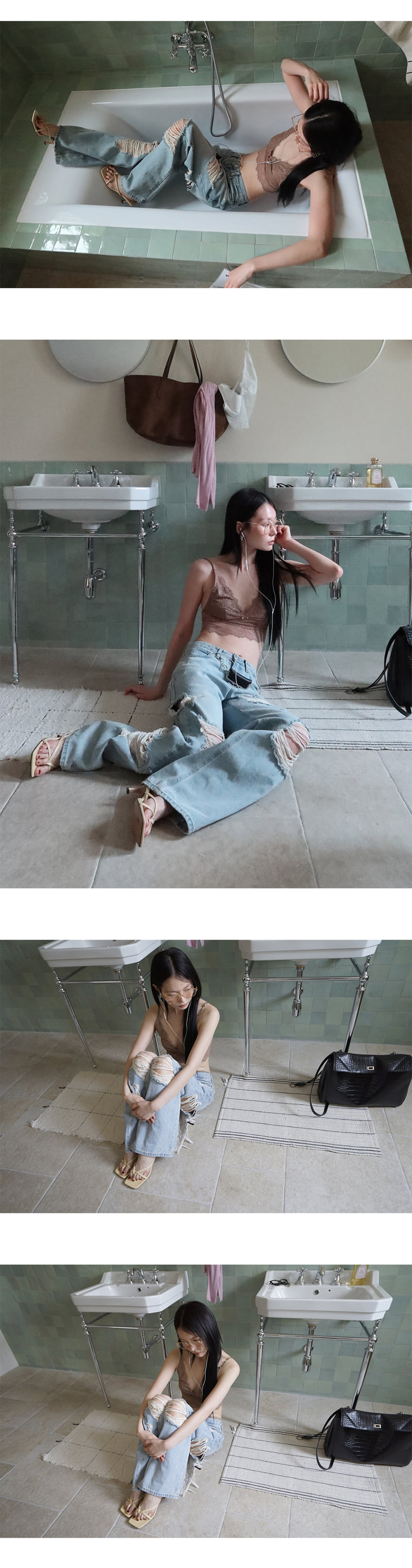 Project Wave - Korean Women Fashion - #momslook - Vintage Wide Pants - 9