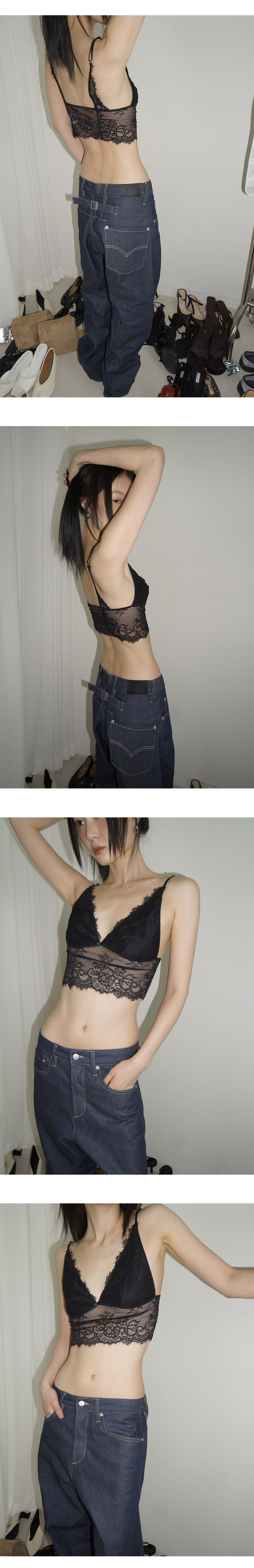 Project Wave - Korean Women Fashion - #romanticstyle - Race Bra Top - 2
