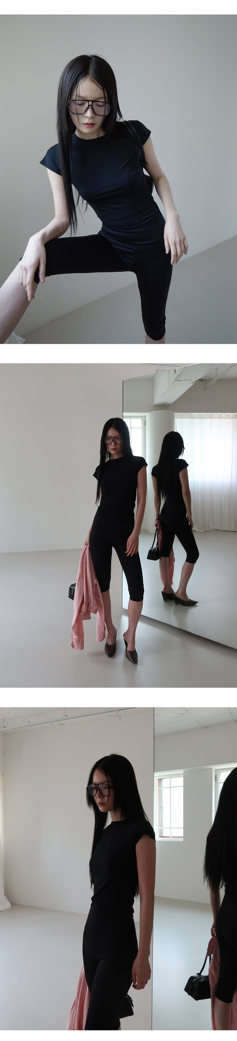 Project Wave - Korean Women Fashion - #shopsmall - Tencel Crop Tee
