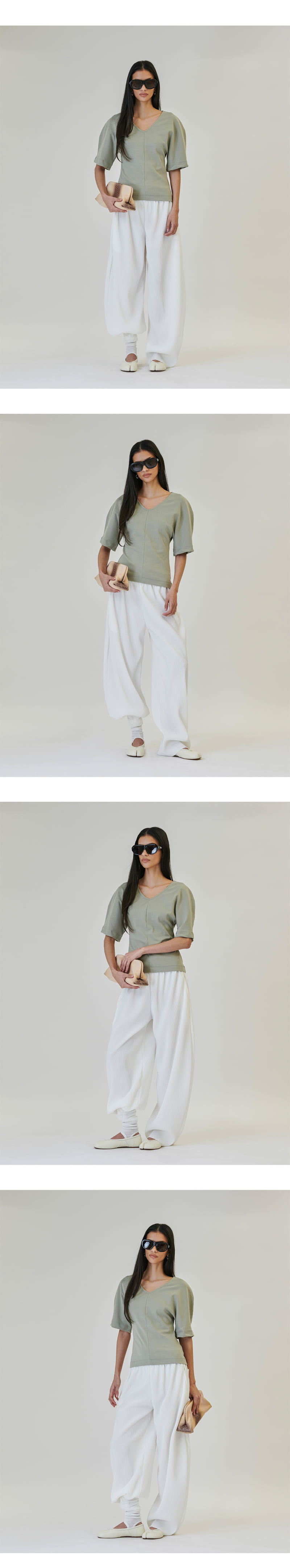 Project Wave - Korean Women Fashion - #shopsmall - Pleated Round Banding Pants - 7