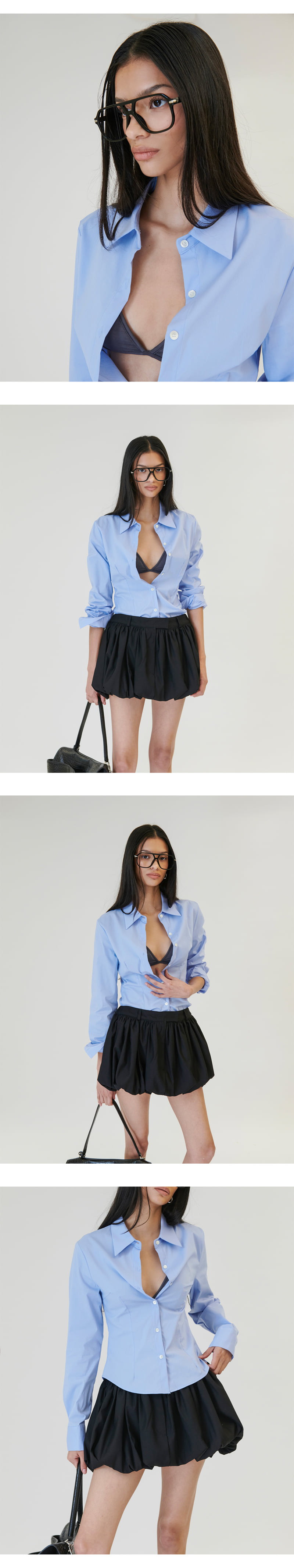 Project Wave - Korean Women Fashion - #shopsmall - Daily Slim Shirt - 2
