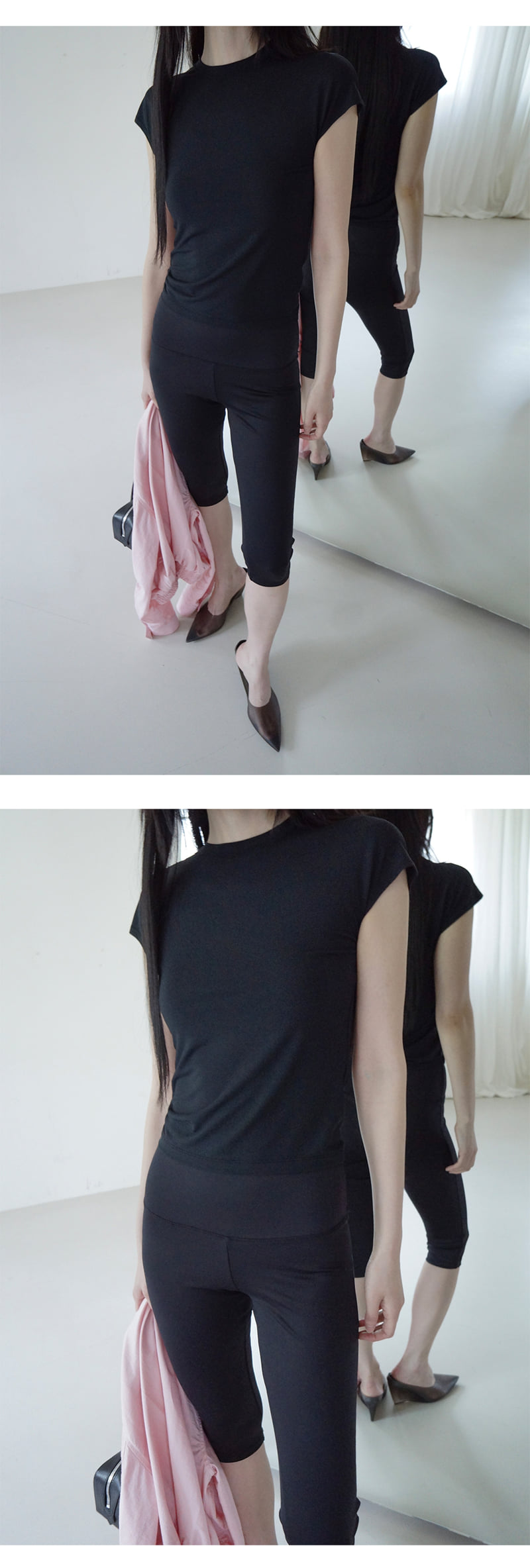 Project Wave - Korean Women Fashion - #thatsdarling - Tencel Crop Tee - 2