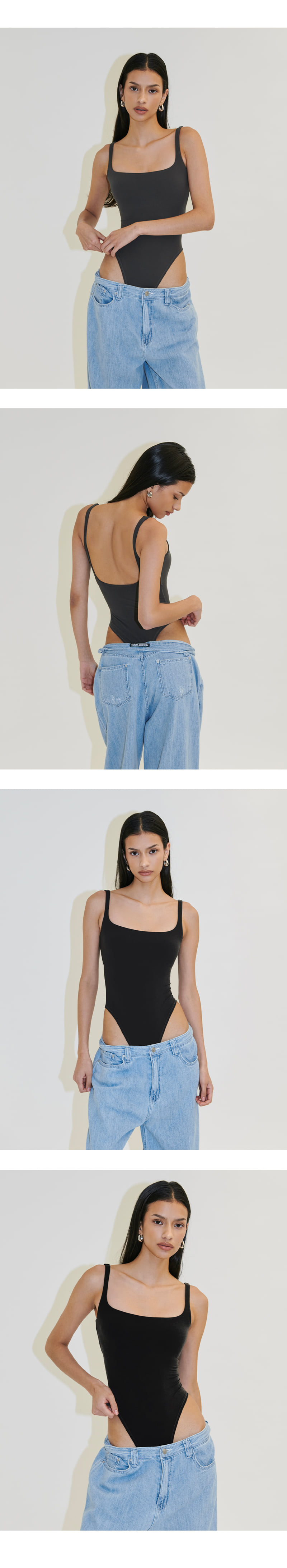 Project Wave - Korean Women Fashion - #thelittlethings - Move Square BodySuit - 2