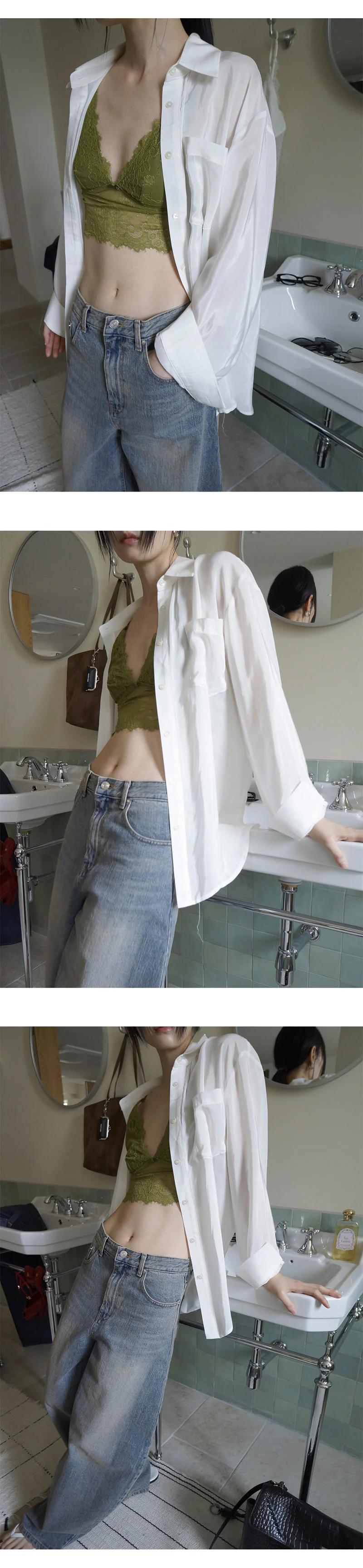 Project Wave - Korean Women Fashion - #thelittlethings - Cupro Shirt - 2