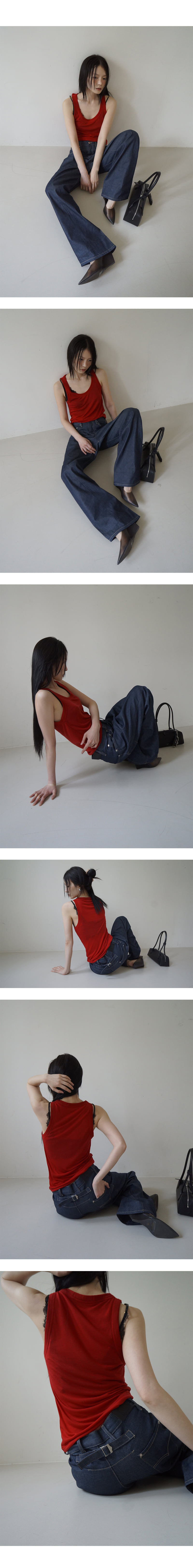 Project Wave - Korean Women Fashion - #vintageinspired - Mind Sleeveless Top