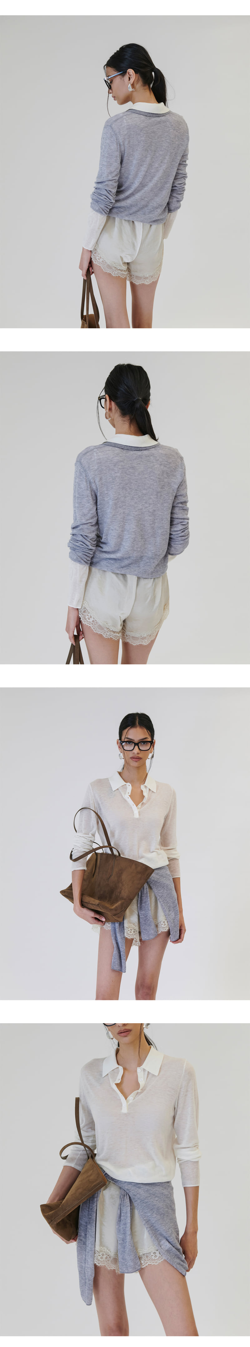 Project Wave - Korean Women Fashion - #womensfashion - Awesome Satin Lace Pant - 9