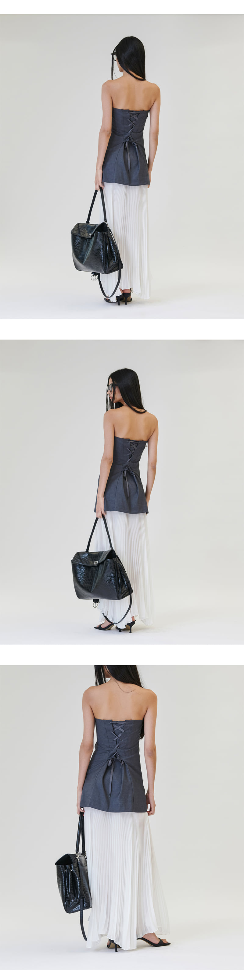 Project Wave - Korean Women Fashion - #womensfashion - Doubling Pleas One-piece - 2
