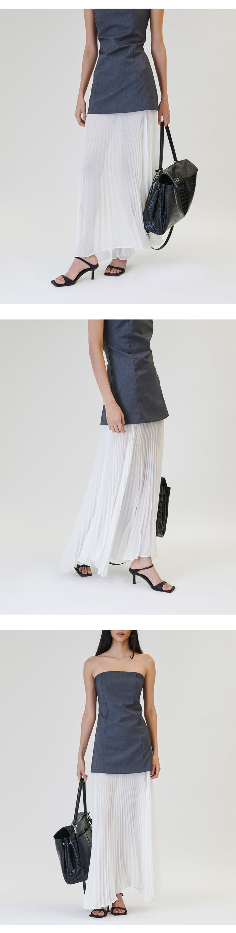 Project Wave - Korean Women Fashion - #momslook - Doubling Pleas One-piece - 4
