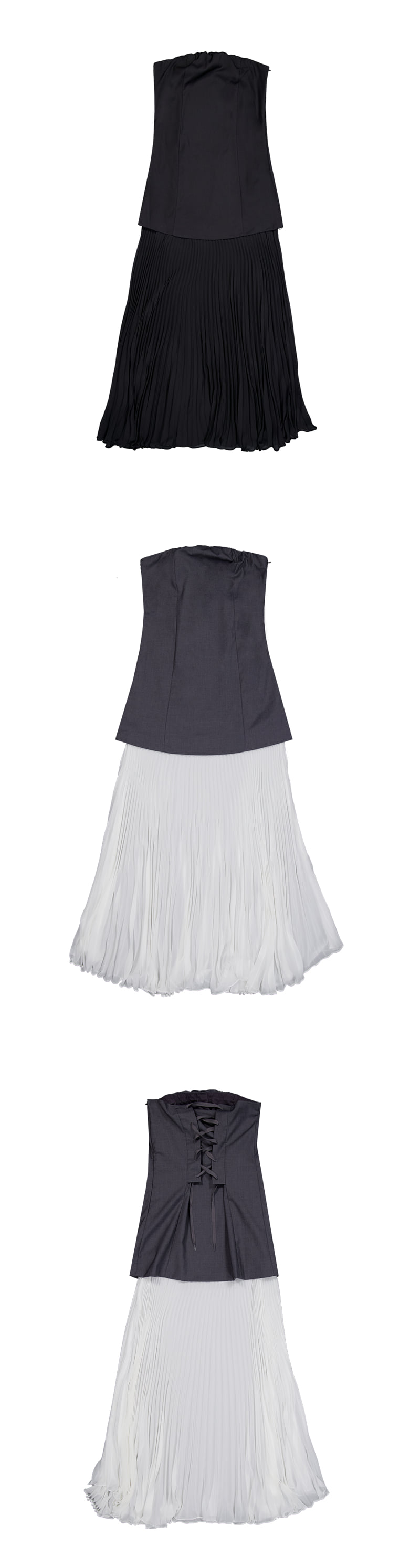 Project Wave - Korean Women Fashion - #womensfashion - Doubling Pleas One-piece - 6