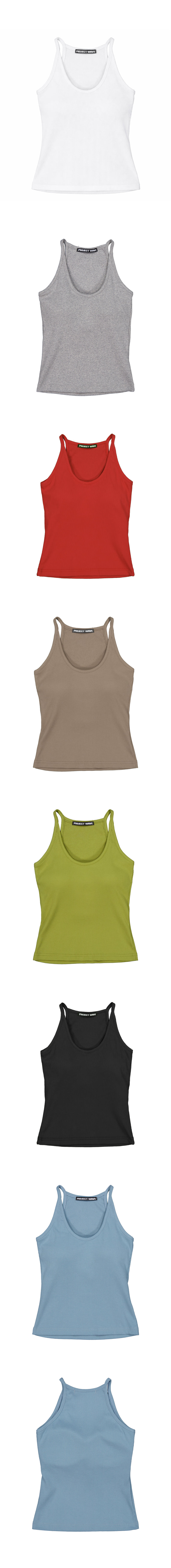 Project Wave - Korean Women Fashion - #womensfashion - Cent Ribbed Cap Top - 3