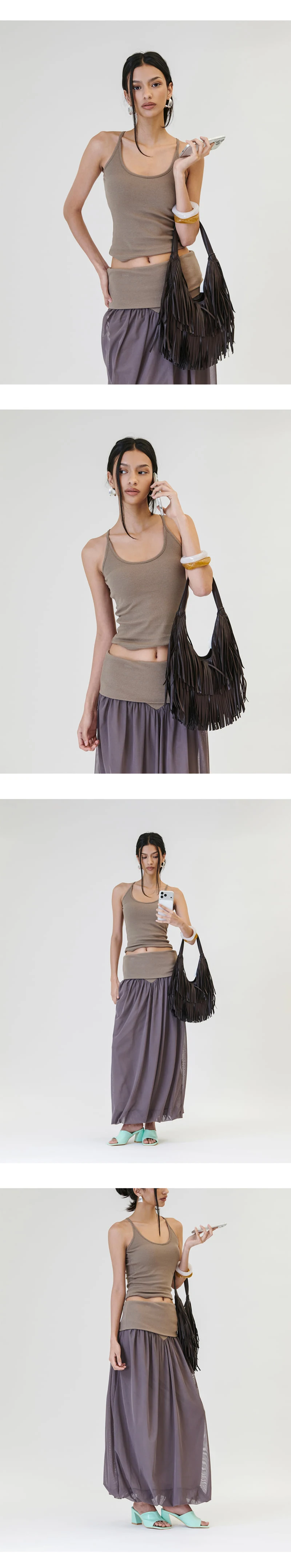Project Wave - Korean Women Fashion - #womensfashion - Cent Ribbed Cap Top - 7