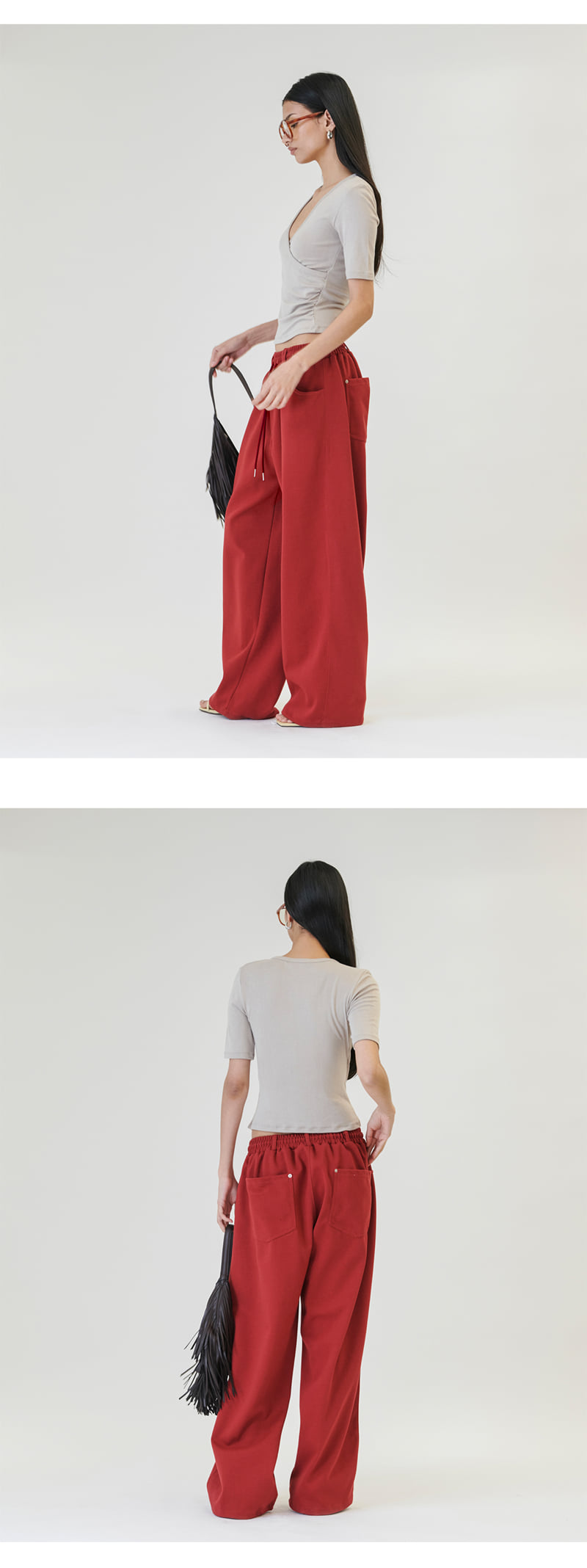 Project Wave - Korean Women Fashion - #womensfashion - Pinter Jogger Banding Pants - 3