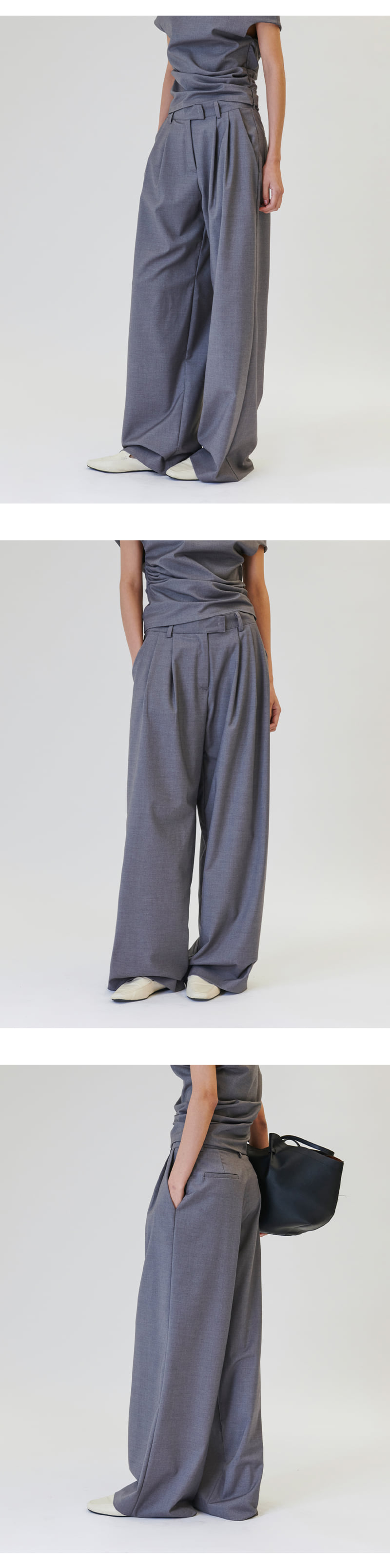 Project Wave - Korean Women Fashion - #womensfashion - Mare Pintuck Slacks - 2