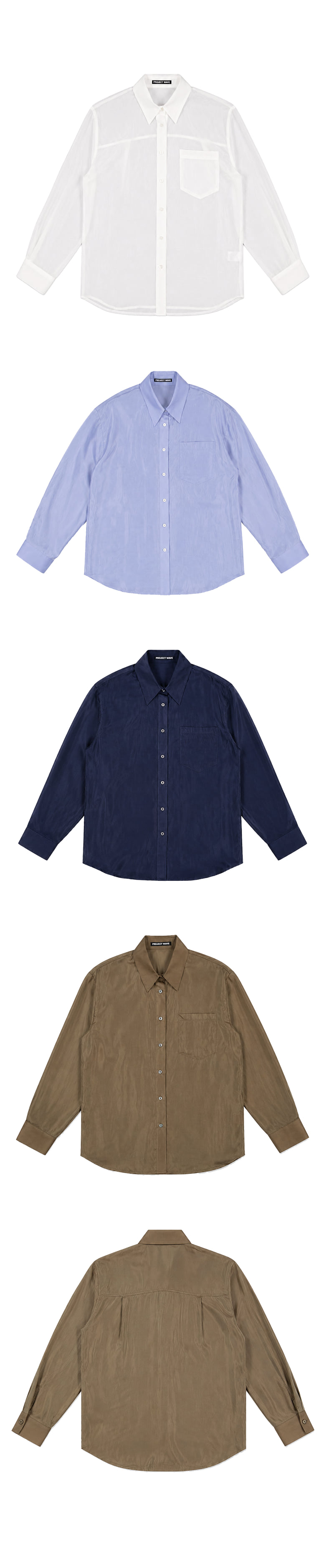 Project Wave - Korean Women Fashion - #momslook - Cupro Shirt - 4