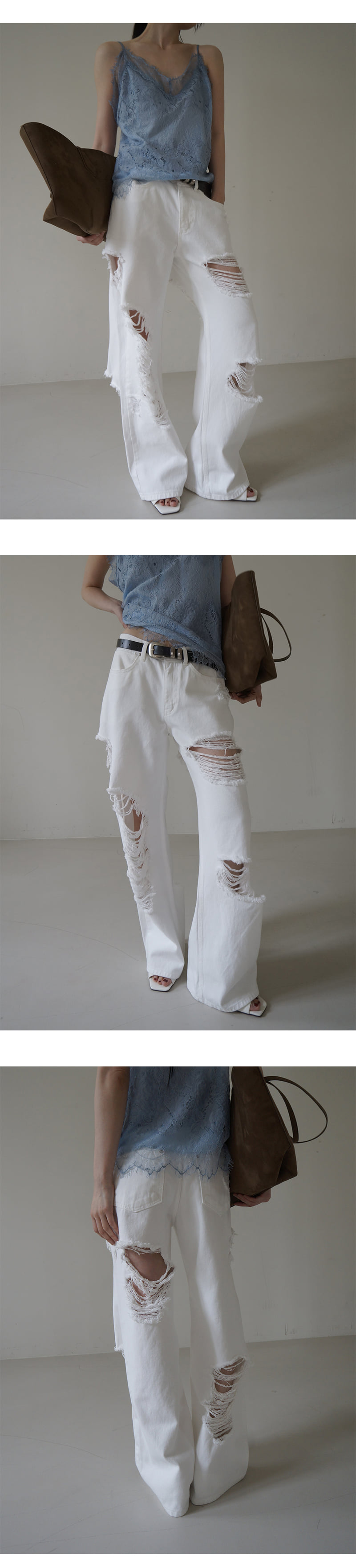 Project Wave - Korean Women Fashion - #womensfashion - Vintage Wide Pants - 2