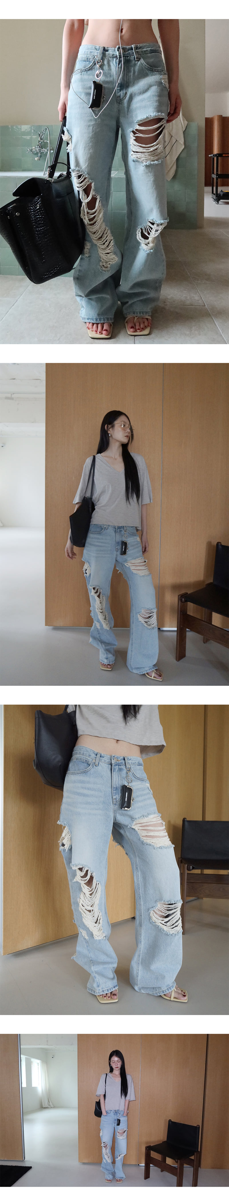 Project Wave - Korean Women Fashion - #womensfashion - Vintage Wide Pants - 6