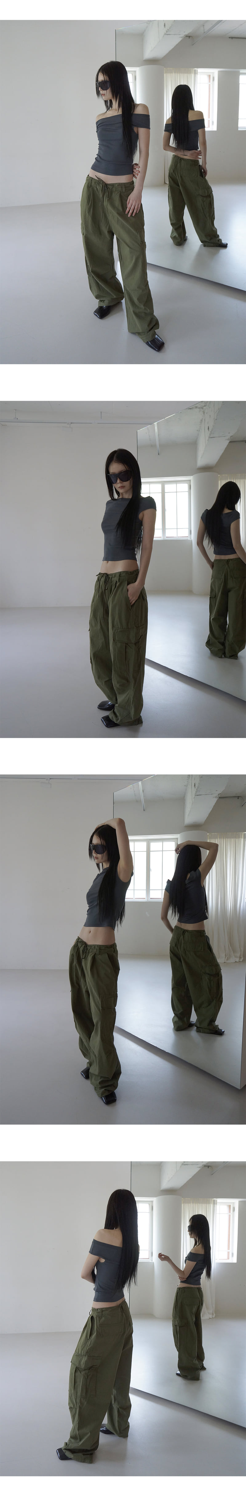 Project Wave - Korean Women Fashion - #womensfashion - Hit Cargo Pants - 6