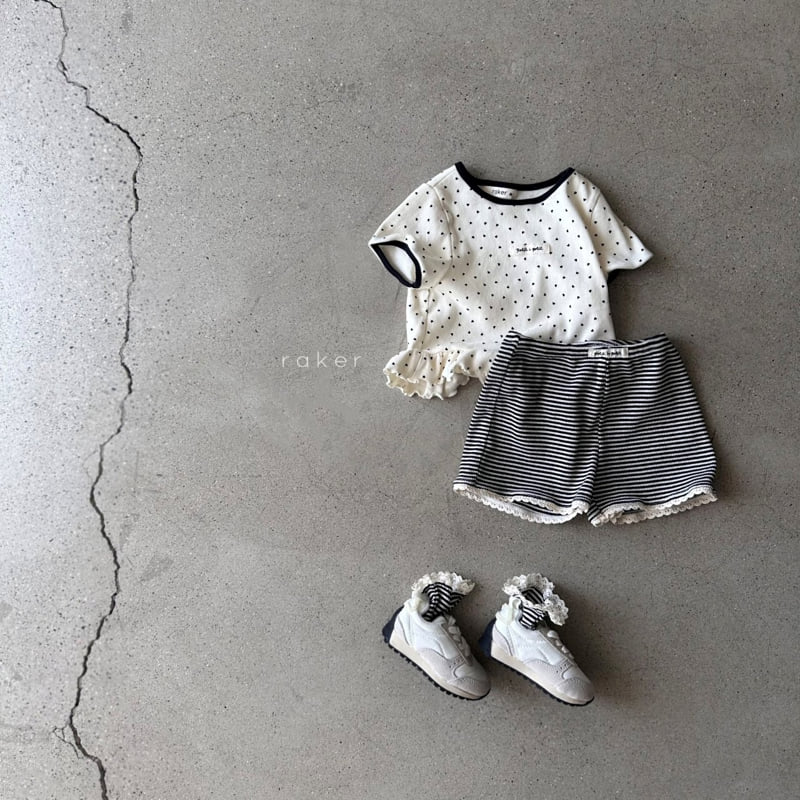 Raker - Korean Children Fashion - #Kfashion4kids - Coco Stripe Shorts - 6