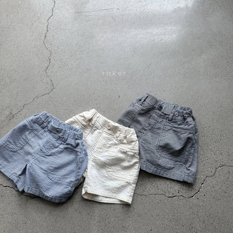 Raker - Korean Children Fashion - #designkidswear - Rib Pocket Shorts