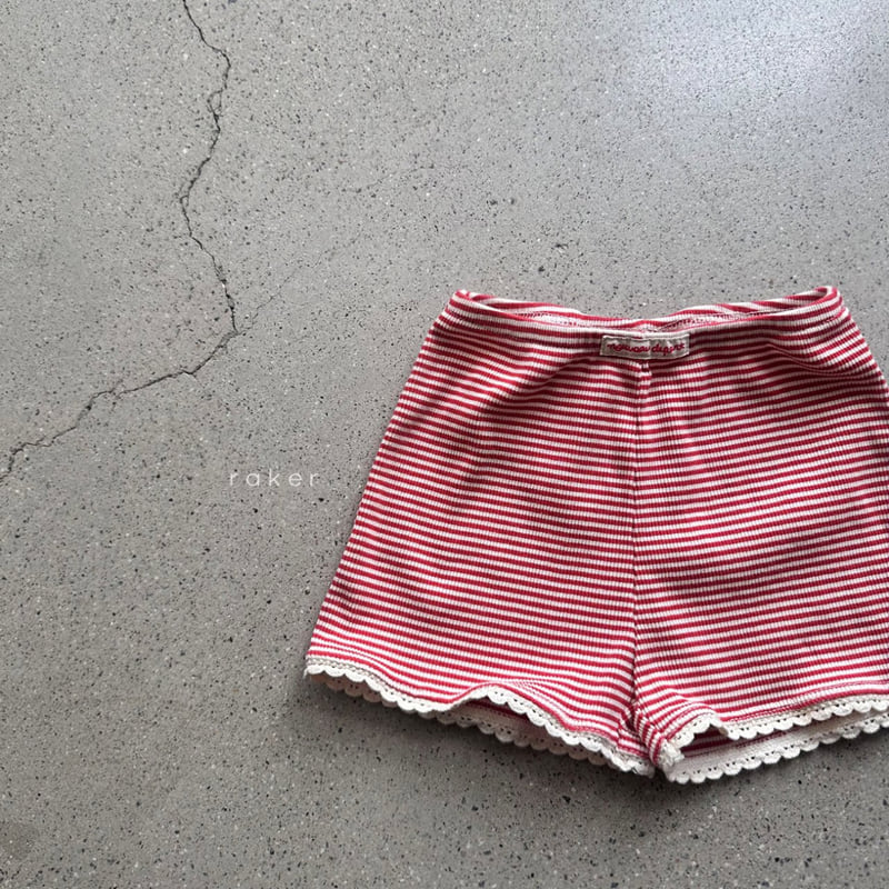 Raker - Korean Children Fashion - #fashionkids - Coco Stripe Shorts - 2