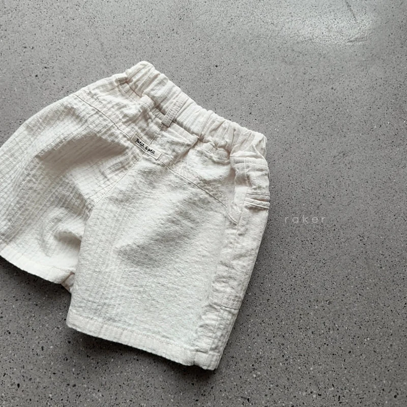 Raker - Korean Children Fashion - #fashionkids - Rib Pocket Shorts - 4
